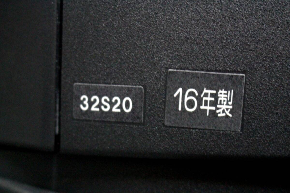 36 TOSHIBA東芝◆32S20◆2016年製◆REGZAレグザ◆液晶カラー テレビ◆32V型◆ブラック系◆リモコン付◆視聴OK_画像10