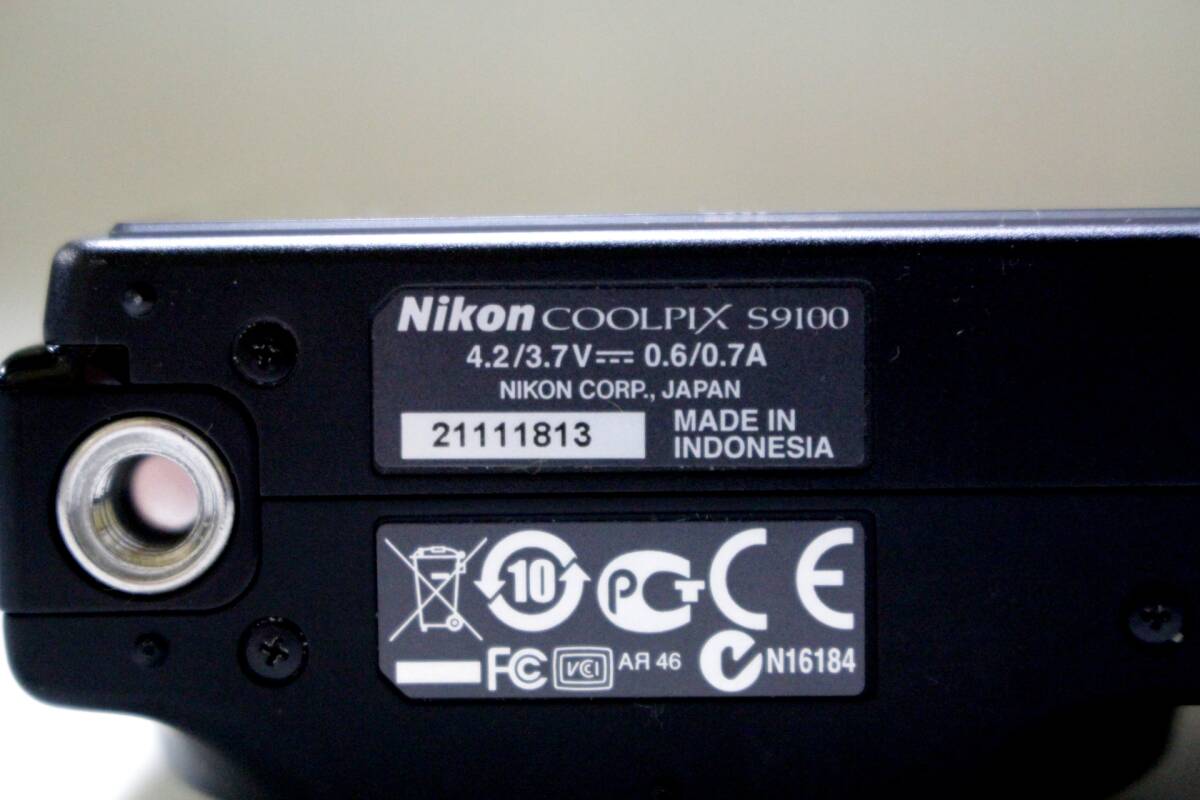 44 Nikonニコン◆COOLPIX S9100コンパクト デジタル カメラ/デジカメNIKKOR18X WIDE OPTICAL ZOOM ED VR4.5-81.0mm1:3.5-5.9◆付属品 付_画像10