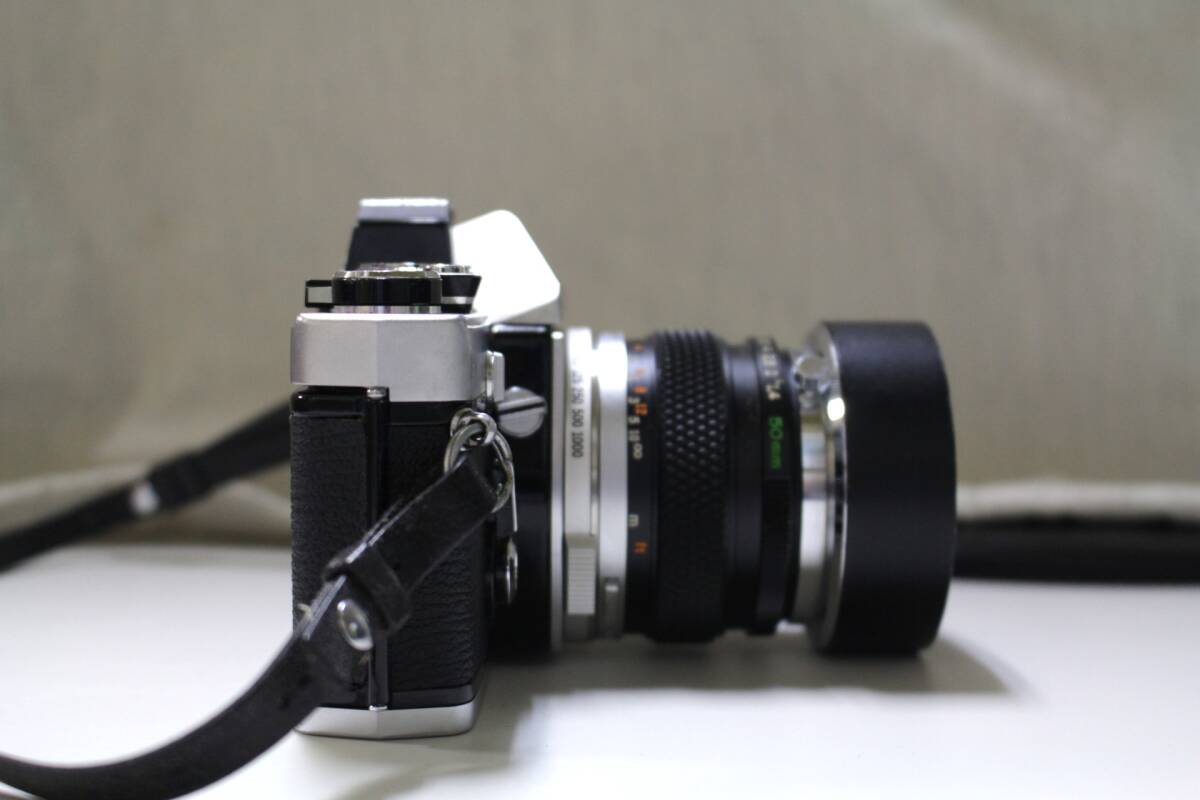 51 OLYMPUSオリンパス◆OM-1◆フィルム カメラ◆レンズOM-SYSTEM G.ZUIKO AUTO-S1:1.4f=50mm◆レンズ キャップ/フード/レザー ケース付_画像10