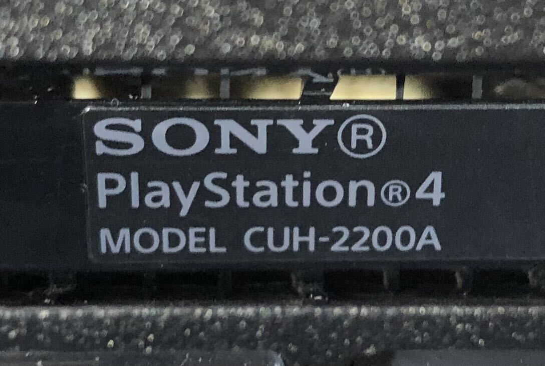 SONY PS4 本体 CUH-2200A ブラック 薄型 箱付き【HDD500GB】FW10.01 動作良好 プレイステーション4 PlayStation4 黒 ソニー_画像6