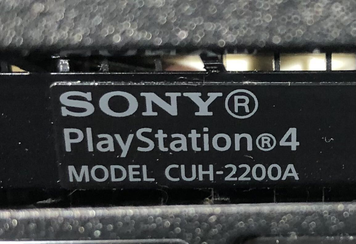 SONY PS4 本体のみ CUH-2200A ブラック 薄型【HDD500GB】FW11.50 動作良好 プレイステーション4 PlayStation4 黒 ソニー_画像6