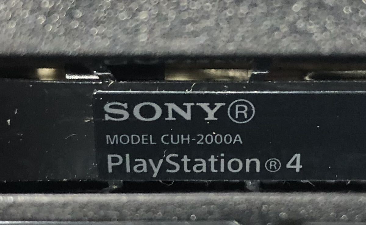 SONY PS4 本体 CUH-2000A ブラック 薄型 箱付き【HDD500GB】FW7.00 動作良好 プレイステーション4 PlayStation4 黒 ソニー_画像6