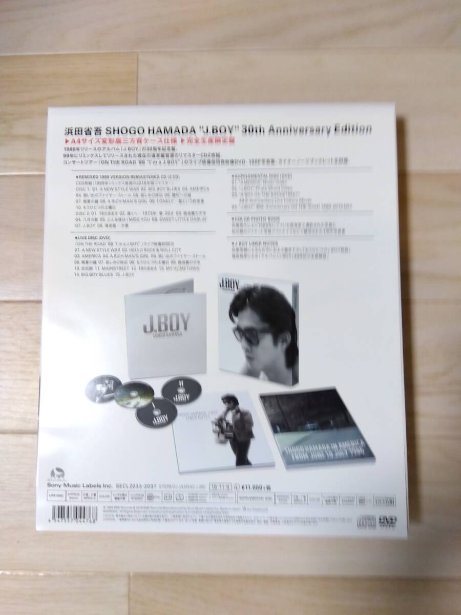 浜田省吾 "J.BOY" 30th Anniversary Edition(完全生産限定盤)(2CD+2DVD)の画像2