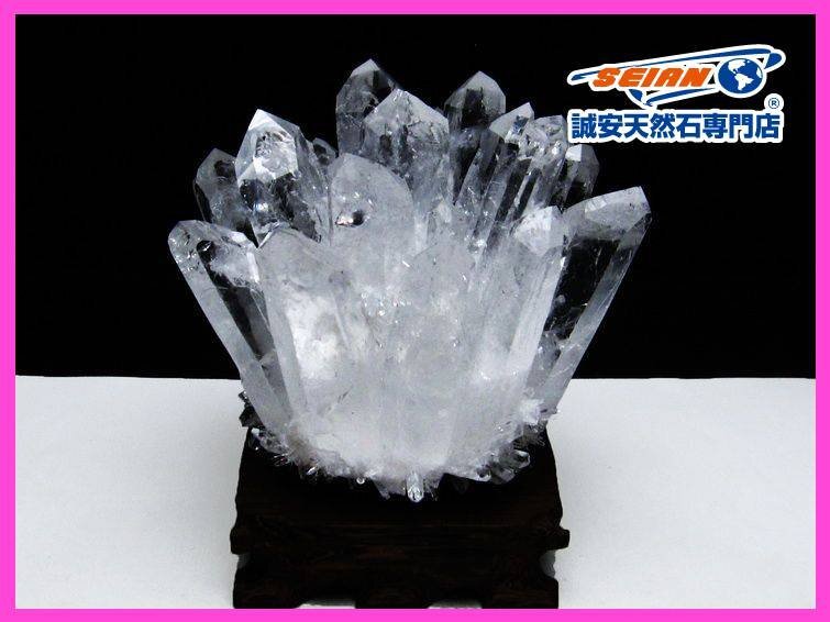 誠安◆クリスタル水晶クラスター[T802-5145]の画像1