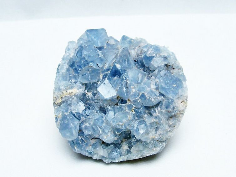 . cheap * natural stone high class goods Ceres tight heaven blue stone raw ore [T385-14434]
