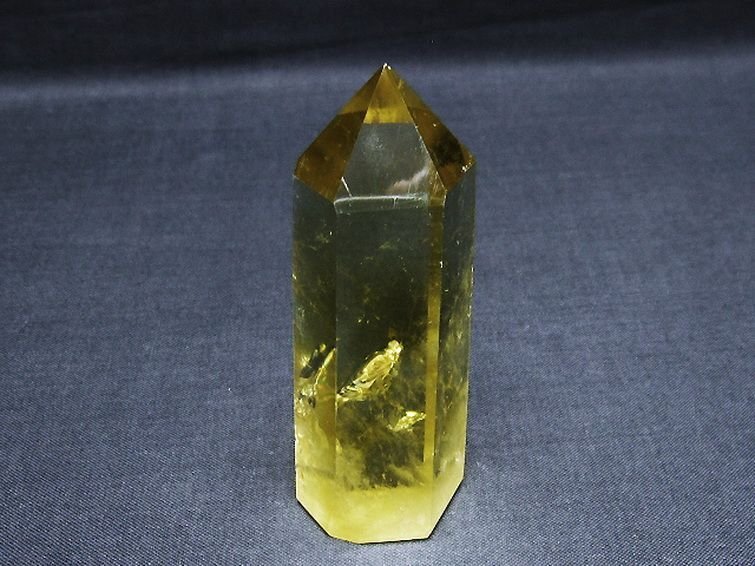 . cheap * super-rare top class super-beauty goods natural citrine crystal hexagon pillar [T61-13700]
