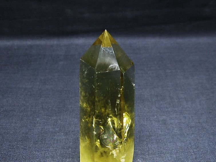 . cheap * super-rare top class super-beauty goods natural citrine crystal hexagon pillar [T61-13700]