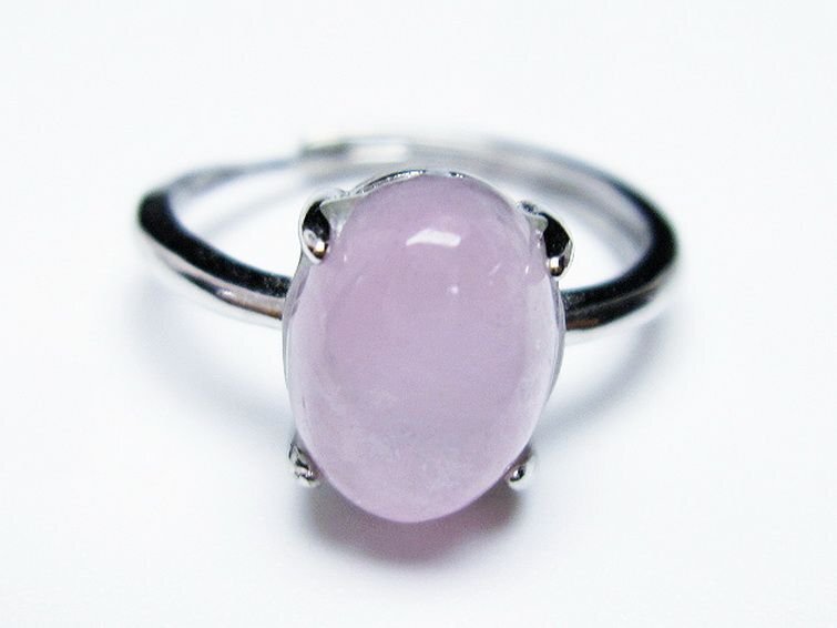 誠安◆天然石最高級品クンツァイト指輪(14号)[T368-10560]_画像1