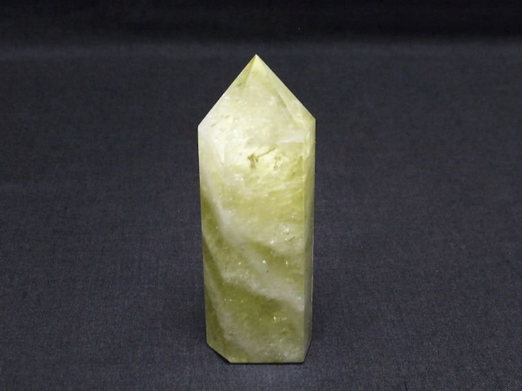 誠安◆天然石高級品シトリン水晶六角柱[T61-12894]_画像1