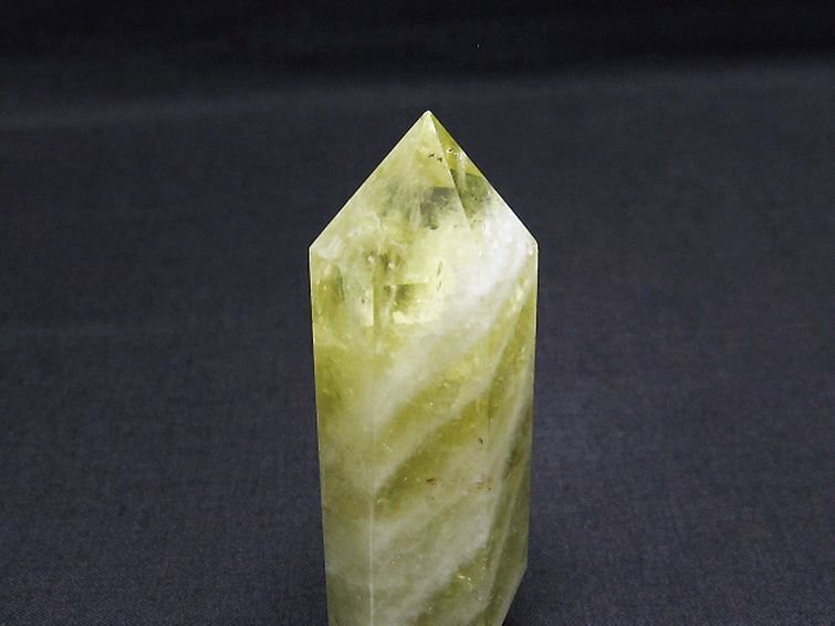 誠安◆天然石高級品シトリン水晶六角柱[T61-12894]_画像3