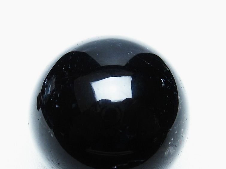 誠安◆極品天然AAAモリオン 純天然 黒水晶 原石 31mm [T220-8402]_画像2