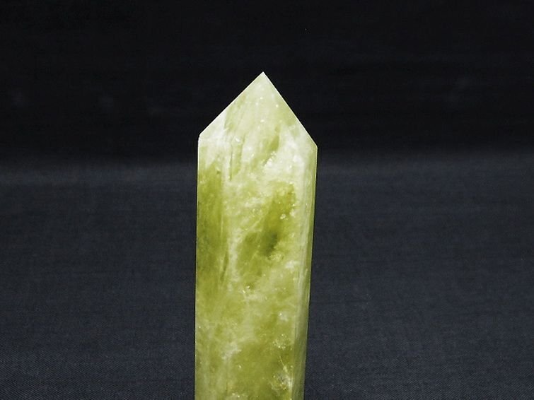 誠安◆天然石最高級品シトリン水晶六角柱[T61-13784]_画像2