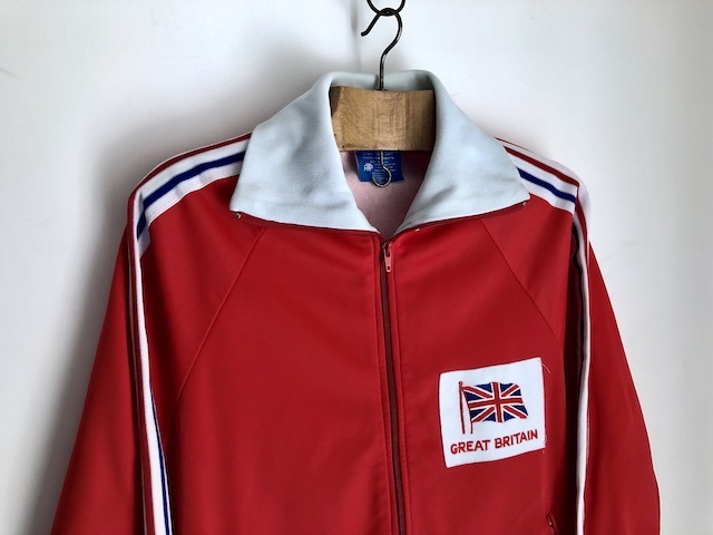 GREAT BRITAIN（グレートブリテン）アディダスジャージ 前期ATPモデル（フランス製） ヴィンテージ adidas VENTEX 代表 青タグ 70s W杯_画像4