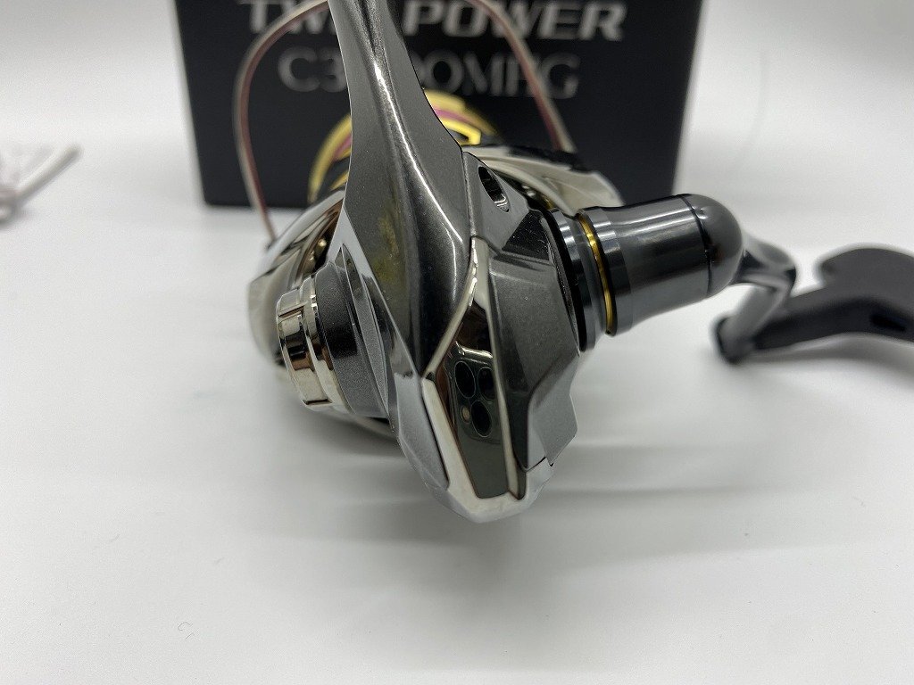 ■超綺麗【SHIMANO シマノ TWINPOWER 20 ツインパワー C3000MHG バーサタイルハイギアモデル 箱 保存袋付き】SH-18421の画像7