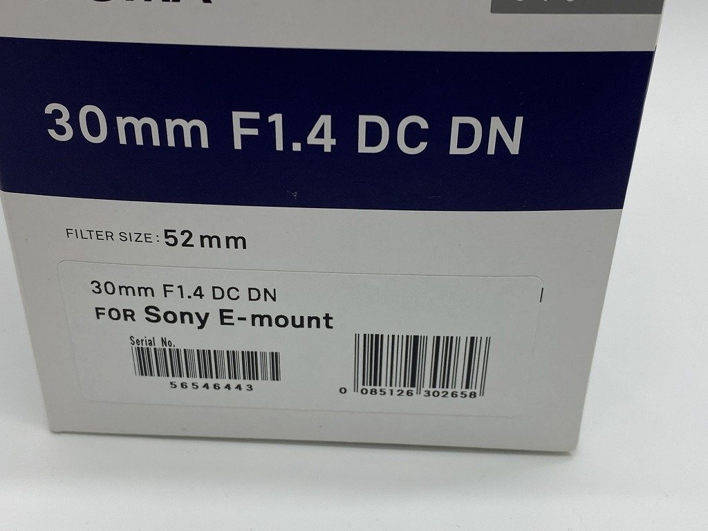 ■超綺麗【SIGMA シグマ 30mm F1.4 DC DN | Contemporary ソニー用 ミラーレス 大口径レンズ 箱 取説 保証書付き】SH-18497_画像7