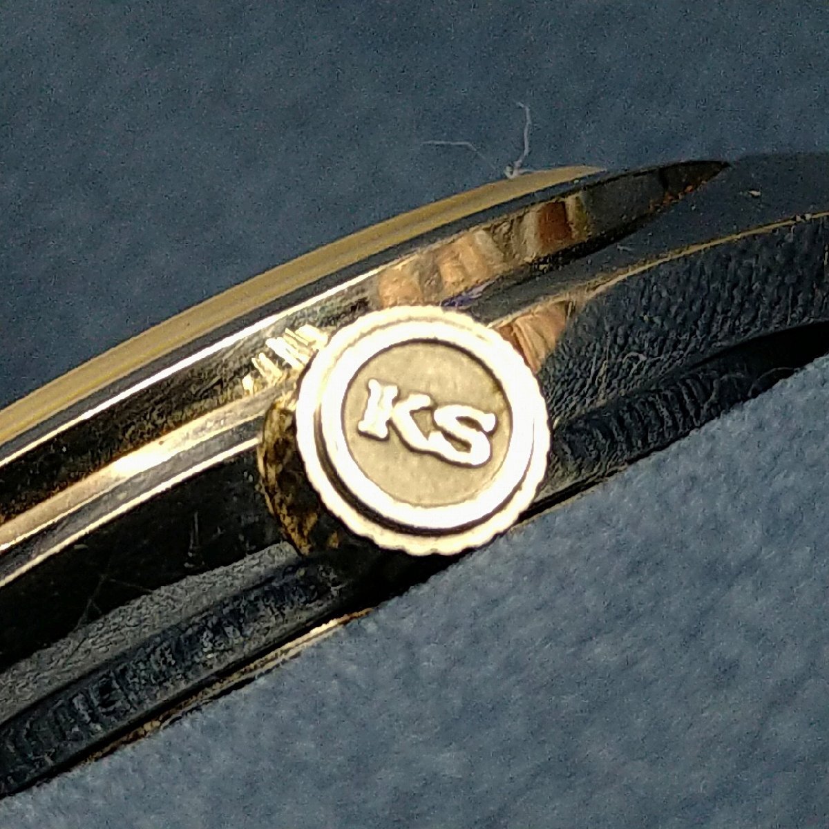 ＄【 KS KING SEIKO キングセイコー 4502-7001 HI-BEAT KSメダリオン 手巻き 1970年製 社外革ベルト付き メンズ 時計 】KH11927の画像9