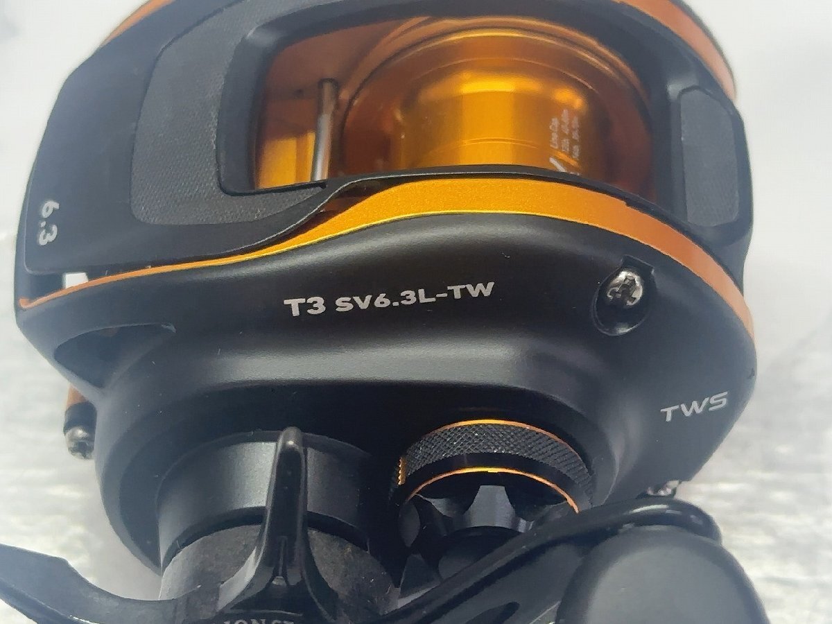 ♪美品【ダイワ(Daiwa) ベイトリール T3 SV 6.3L-TW カーボン新素材「ザイオン(ZAION)」採用 ベイトリール 】OK17418の画像6