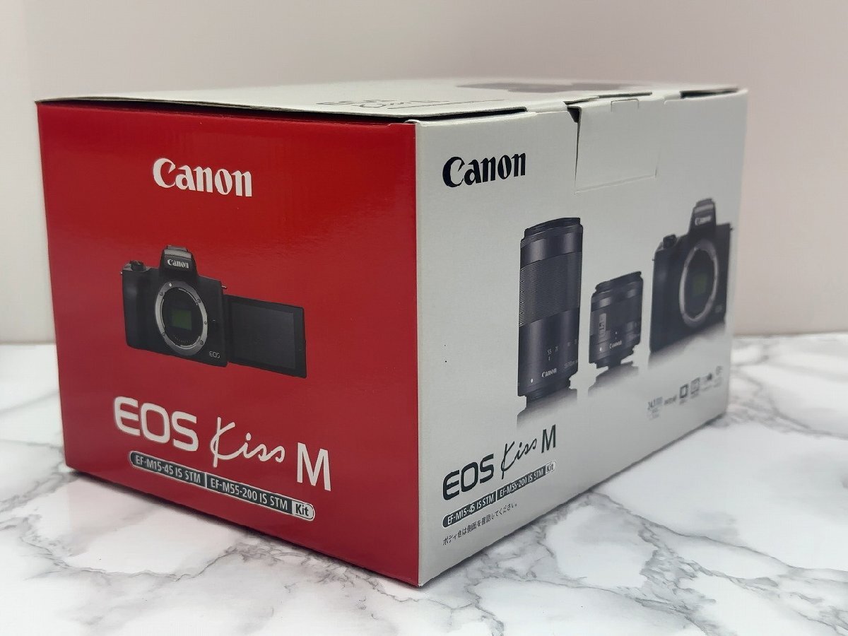 ♪綺麗【Canon ミラーレス一眼カメラ EOS Kiss M ダブルズームキット ホワイト フードおまけ付き 】OK17432の画像10