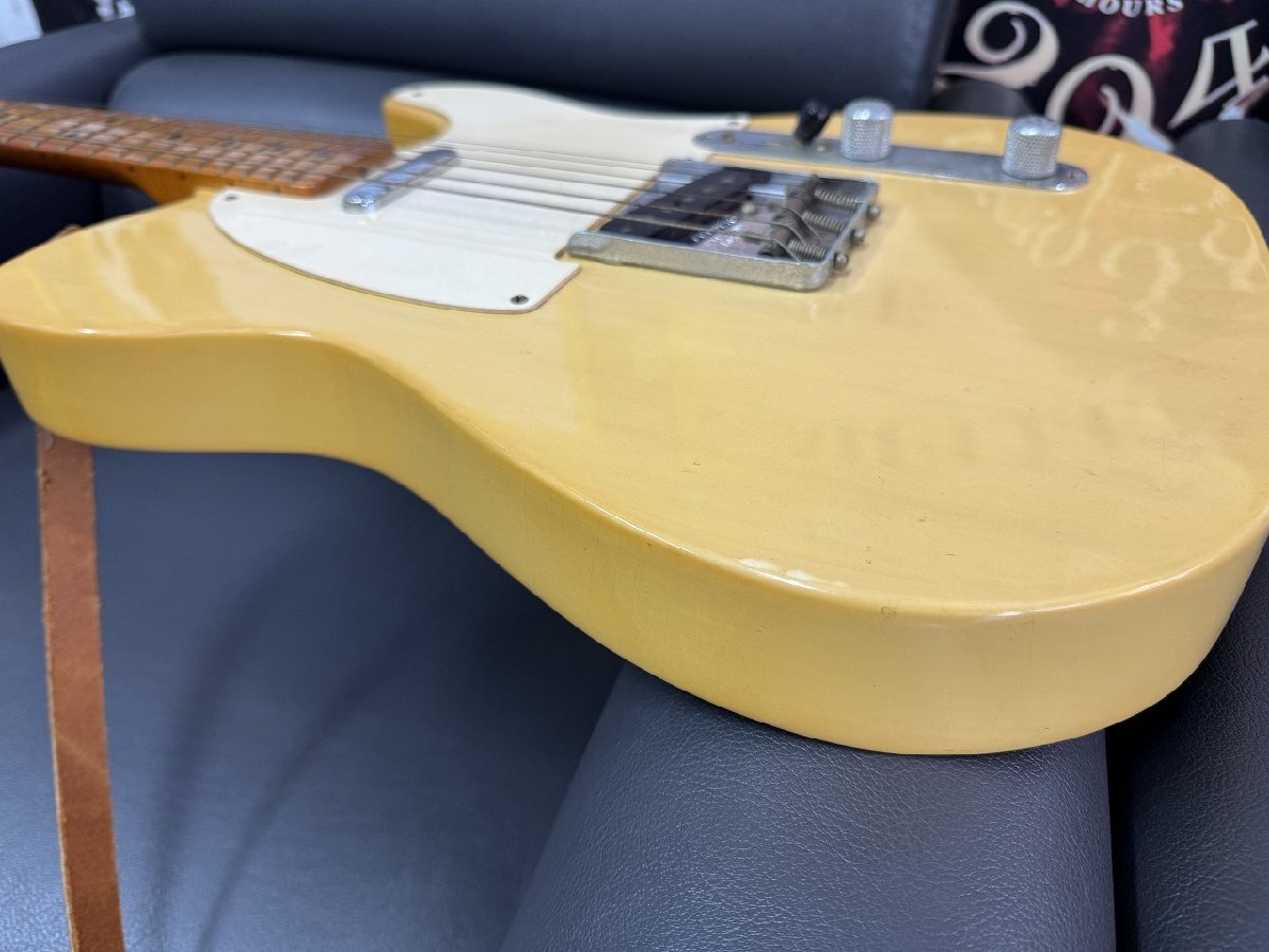 〓 希少品【Fender フェンダー Telecaster テレキャスター ギター ヴィンテージ 40506 USA製 楽器 イエロー 】HO9695_画像6