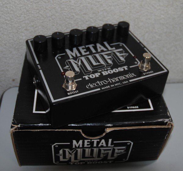 ☆【electro-harmonix / エレクトロハーモニックス ブースター METAL MUFF with TOP BOOST メタルマフ 】メタル・ディストーション P05142_画像2