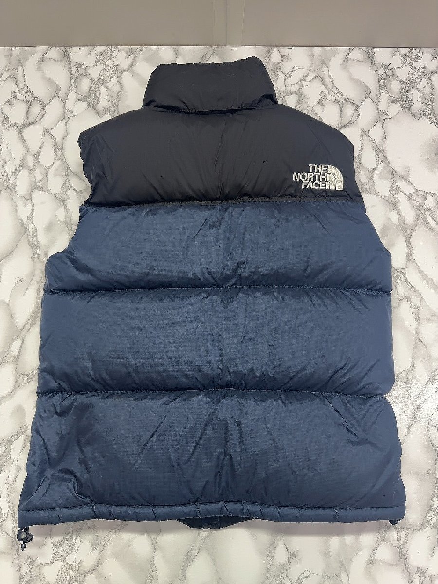 ♪綺麗【THE NORTH FACE ND91633 ザノースフェイス ダウンベスト ネイビー ヌプシダウンベスト 　】OK17466_画像4