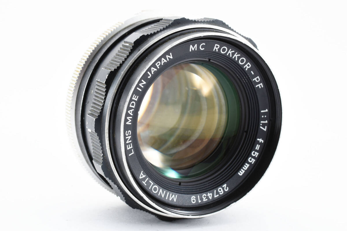  MINOLTA ミノルタ MC ROKKOR-PF 55mm F1.7 ★2130555ｃ１２_画像3