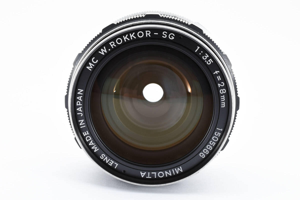 【訳あり品】 ミノルタ Minolta Auto W.Rokkor-SG 28mm F3.5 レンズ 2130563ｃ１２_画像2