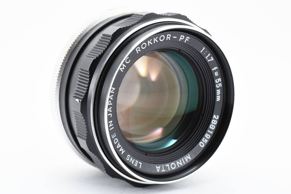 【C 難有品】MINOLTA MC ROKKOR-PF 55mm f1.7 ミノルタ 2130564ｃ１２_画像3