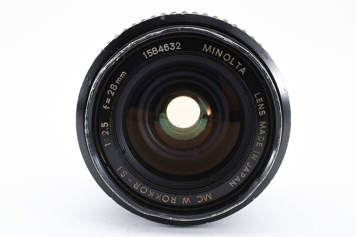 MINOLTA ミノルタ MC W.ROKKOR-SI 28mm f/2.5 マニュアルフォーカス レンズ 2130567ｃ１２_画像2