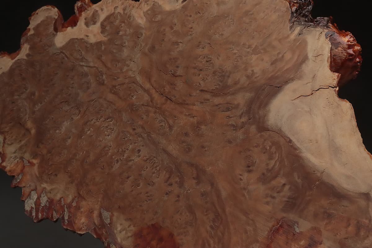 JK604 天然木 自然木 木瘤 玉杢 オブジェ 幅30.5cm 重1.1kg・樹瘤・瘤杢 瘤樹 瘤木 装飾品の画像8