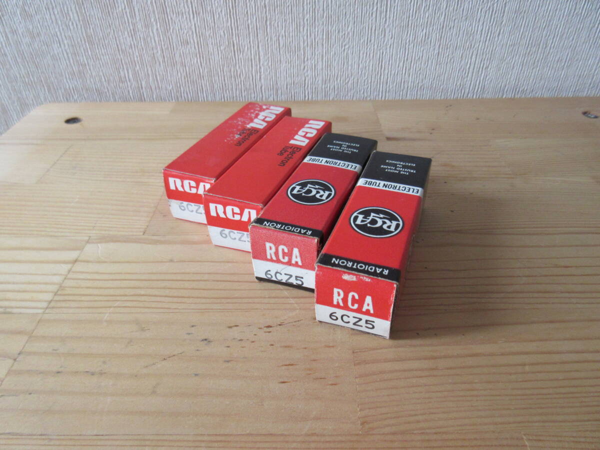 RCA 6CZ5　　４本セット　　小型アンプの出力管にどうぞ！！_画像4