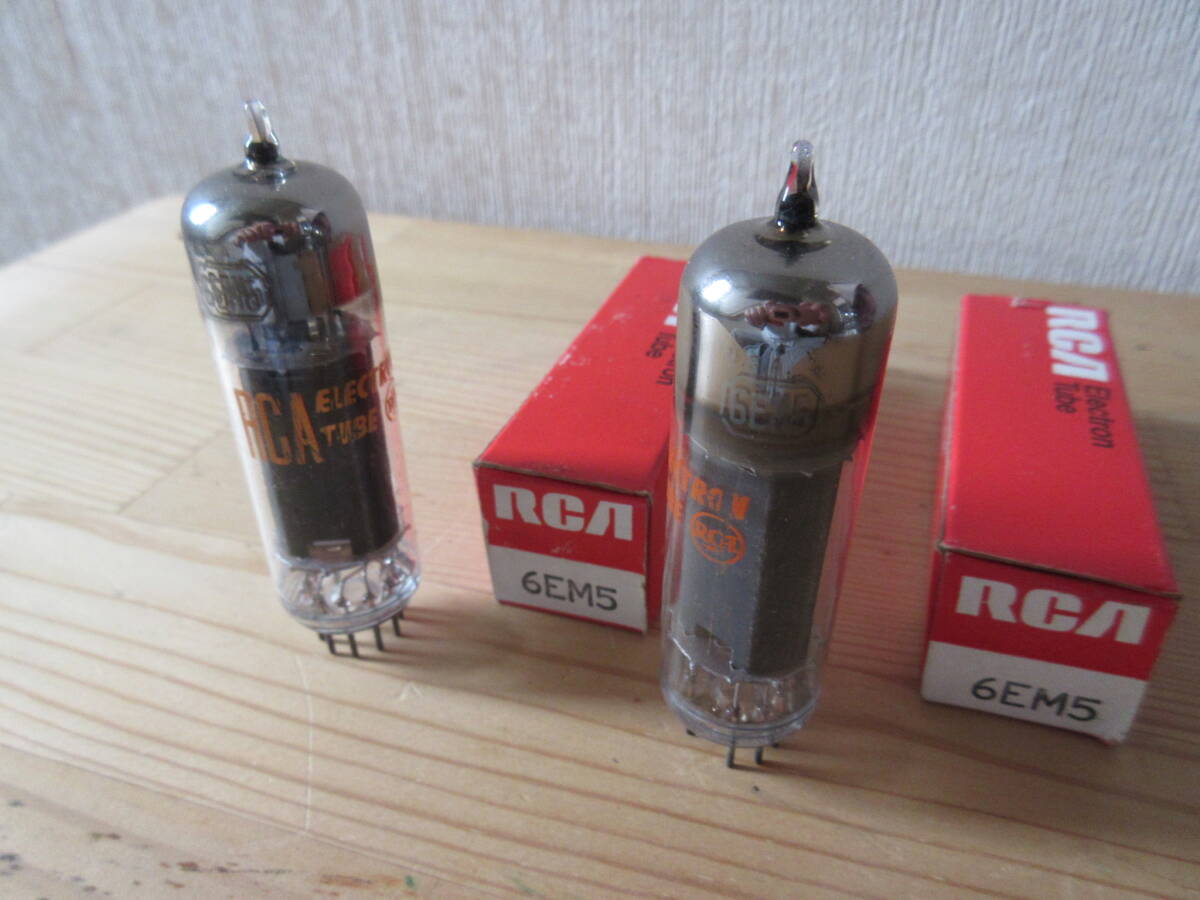 RCA 6EM5　　２本セット　　小型アンプの出力管にどうぞ！！_画像2