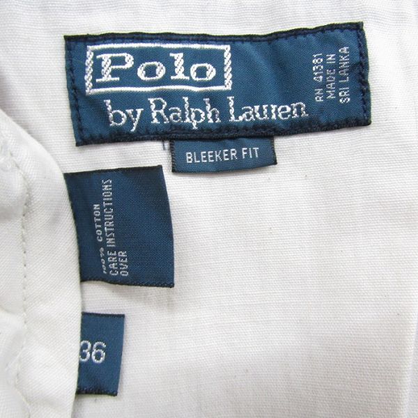 Polo Ralph Lauren サイズ W36 マドラス チェック ハーフ パンツ ショーツ マルチカラー ポロ ラルフ ローレン 古着 ビンテージ 4M1308_画像3