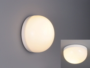 三菱 LED浴室灯 防湿型 電球別売 口金E17 天井面壁面取付兼用 白色 EL-WCE1700Cの画像1