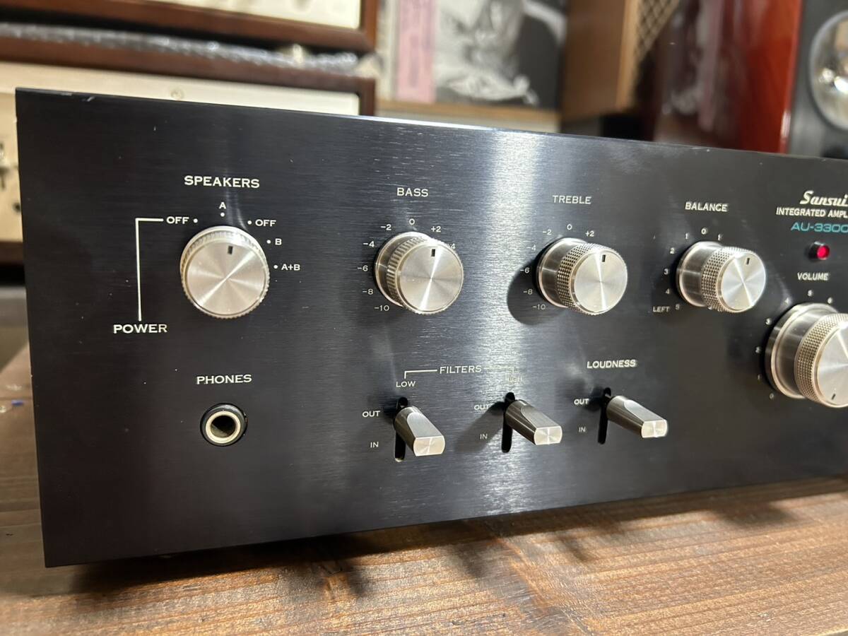 [ working properly goods ] Sansui SANSUI AU-3300 pre-main amplifier [ operation excellent maintenance goods ]