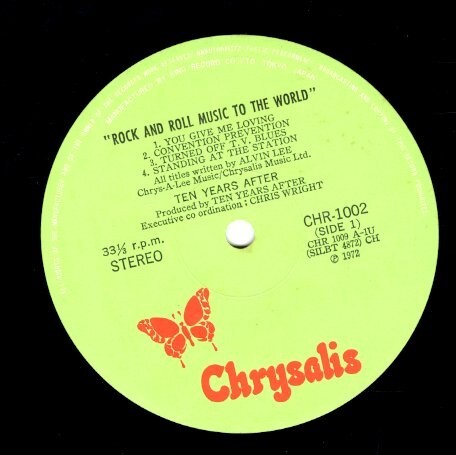 日プレスLP！解説付き Ten Years After / Rock & Roll Music To The World 72年【Chrysalis / CHR-1002】 ロック テン・イアーズ・アフター_画像2