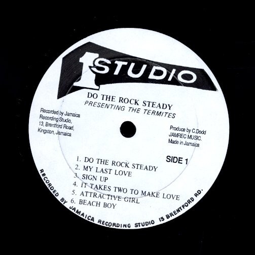 ジャマイカ盤LP！The Termites / Do The Rock Steady【Studio One / SOL 9003】ターマインズ Lloyd Parks レゲエ ロックステディ Reggae_画像2