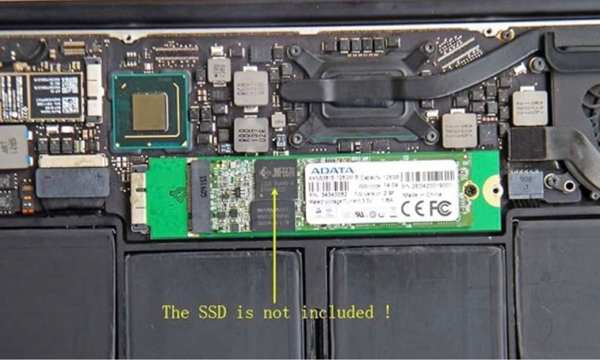 MacBookAir  A1369 A1370搭載SSD→SATA変換アダプター