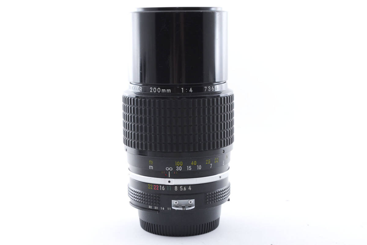 ma8946060/Nikon ニコン Ai NIKKOR 200mm 1:4 Manual Focus Telephoto レンズ カメラレンズの画像10