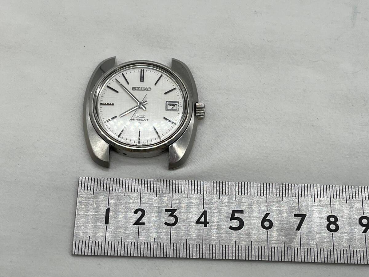 kj8889003/KS SEIKO 腕時計 キングセイコー ハイビート 4502-8000 アンティーク メンズ 手巻き 文字盤のみ 動品_画像8