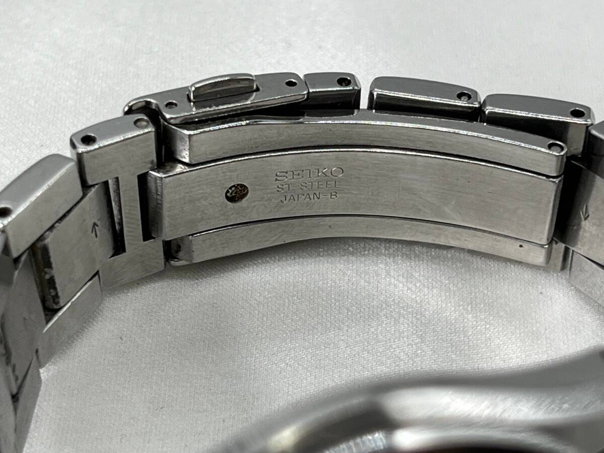 bc8953003/SEIKO セイコー GS グランドセイコー 黒文字盤 メンズ クオーツ SBGF021 8J56-8020 動品 電池交換済みの画像7