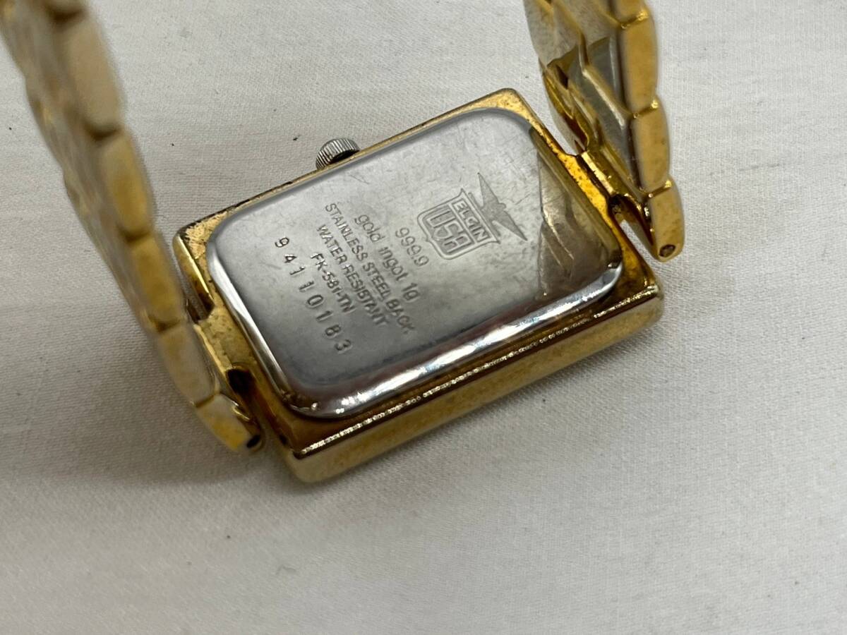 wk8954003/エルジン ELGIN FK-581TN インゴット GOLD 999.9 GOLD BAR 18 ゴールドカラーの画像6