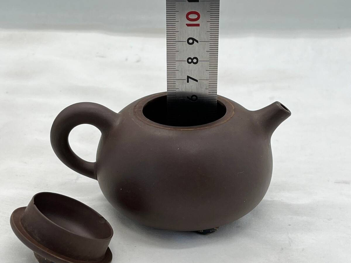 mi9044060/中国 急須 在銘 竹彫 たけのこ 煎茶道具 中国茶器 筍 古美術_画像9