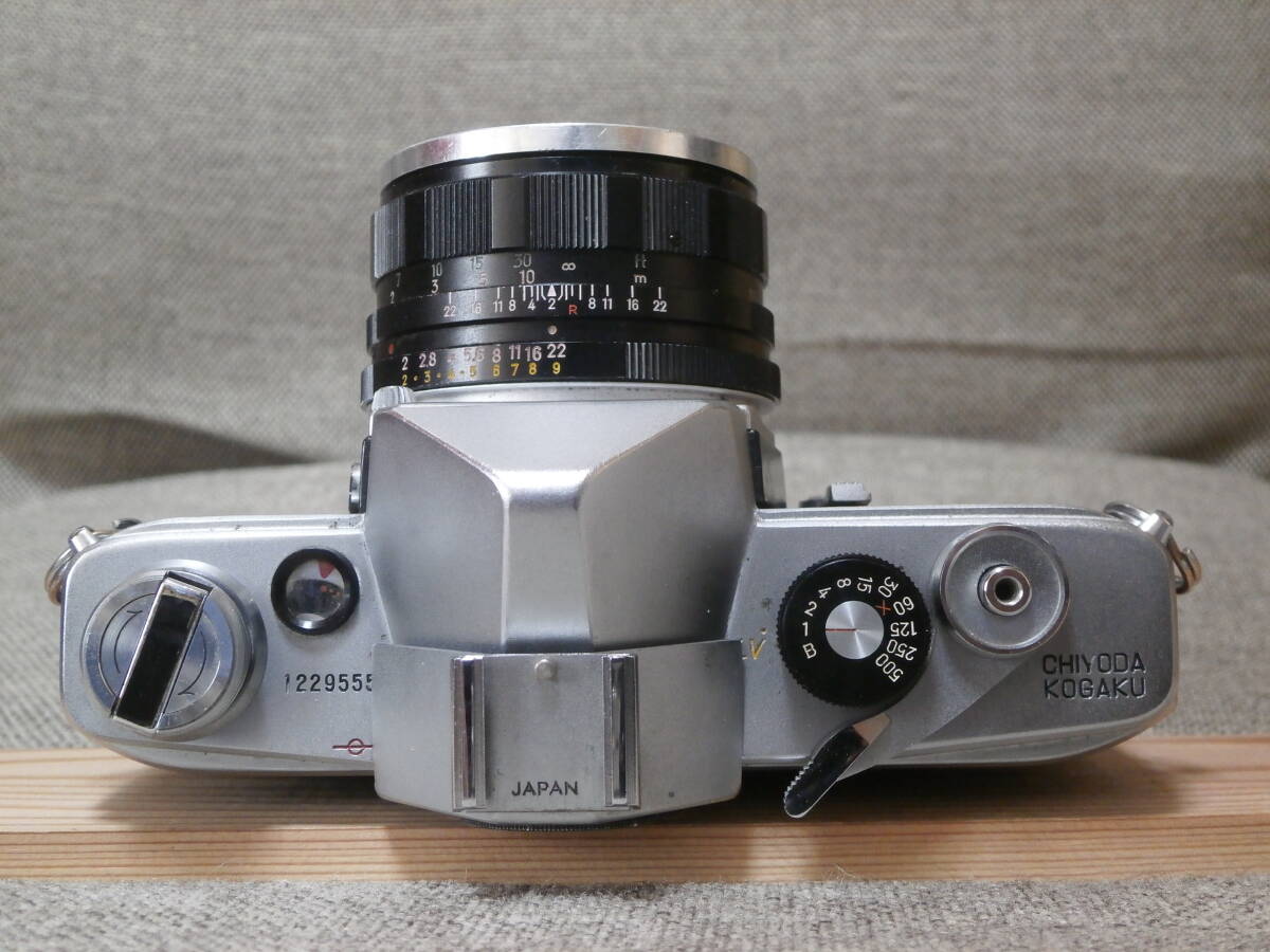 minolta SR-1 AUTO ROKKOR-PF 1:2 f=55mm レンズ付き 動作確認済みの画像6
