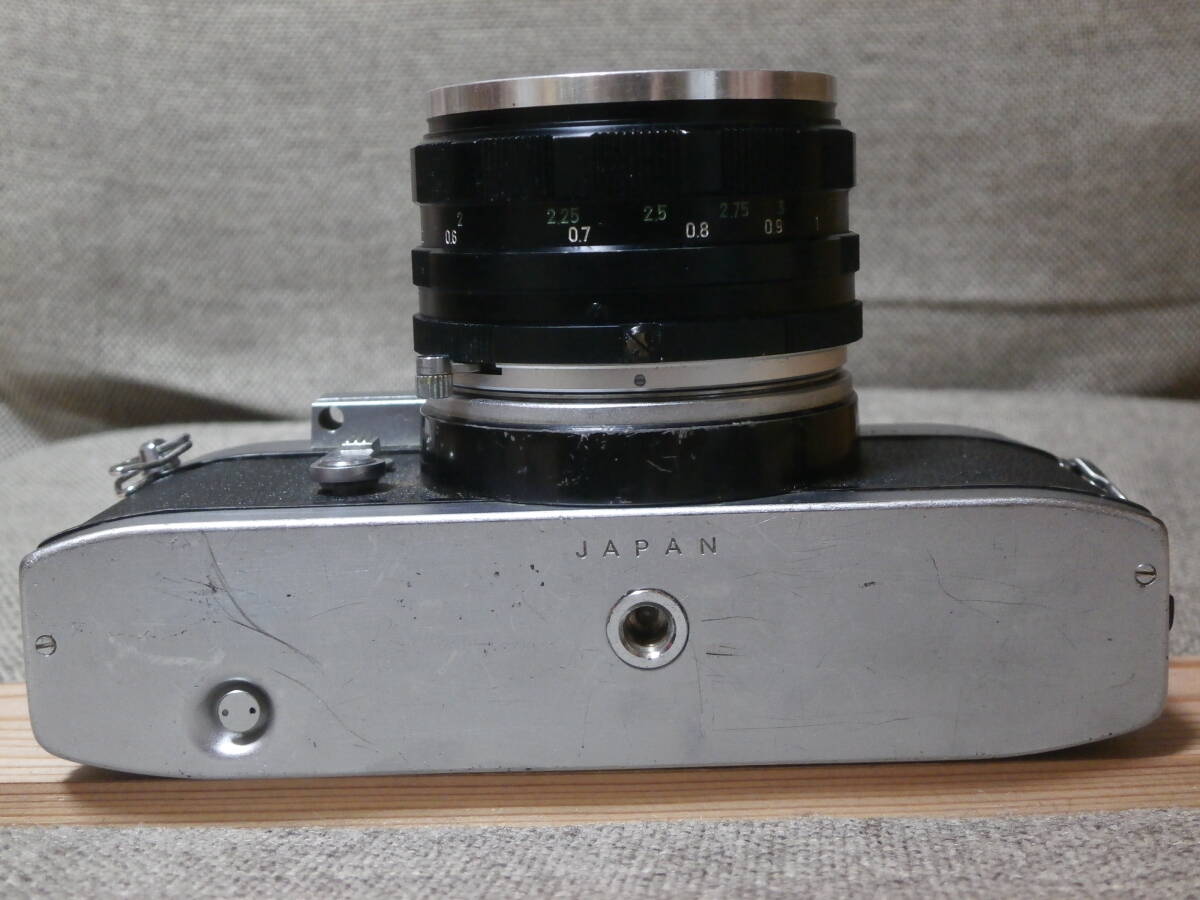 minolta(CHIYODA KOGAKU) SR-1 AUTO ROKKOR-PF 1:1.8 f=55mm レンズ付き　動作確認済み_画像7