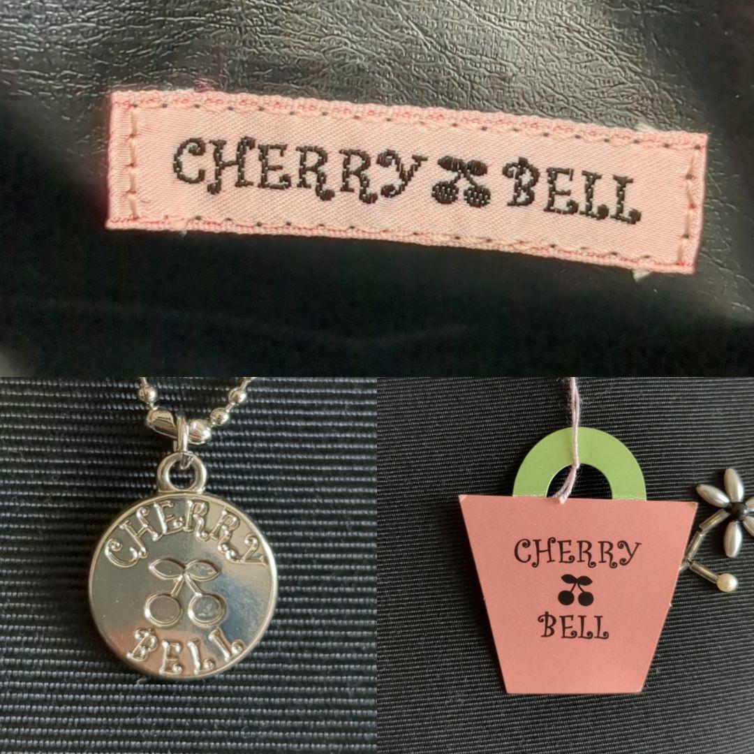 CHERRYBELL　チェリーベル　ハンドバッグ　コットン　ビーズ刺繍　ブラック レディース　婦人鞄　持ち運びしやすいバッグ　軽量　お洒落　_画像8