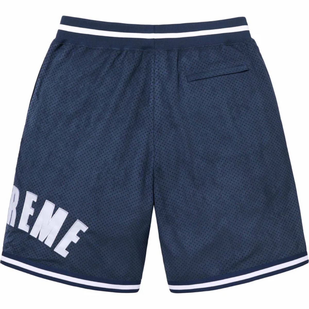 Supreme Ultrasuede Mesh Short Navy S