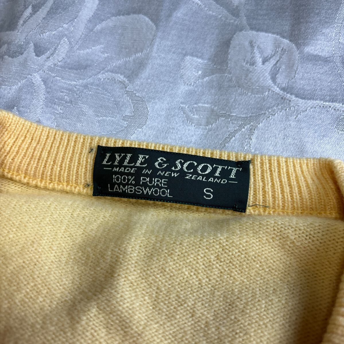 LYLE&SCOTT ニュージーランド製 ライル&スコット ニット サイズS セーター メンズ (管理番号2405IZ124)_画像2