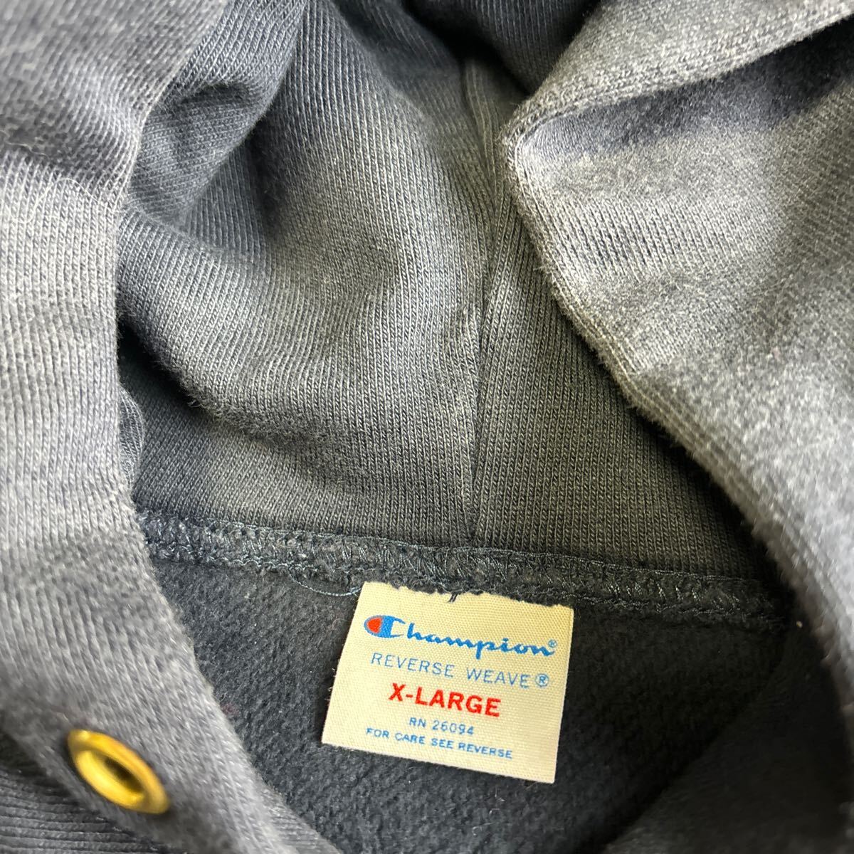 champion チャンピオン ジップアップパーカー サイズXL 長袖 トップス メンズ (管理番号2405IZ124)_画像2