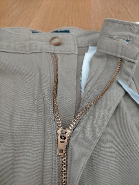 新品 デッドストック 90s ビンテージ USA製 POLO RALPH LAUREN POLO CHINO ポロラルフローレン 2タック チノパンツ PLETED JEAN W32L34_画像5